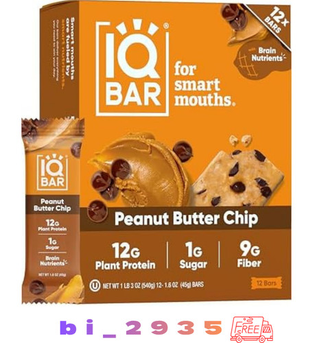Plant protein bars peanut - plant,