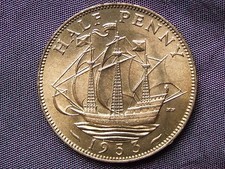 1953 Halfpenny, Stunning