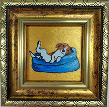 Jack Russell Terrier painting