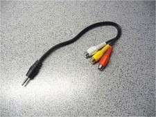 AV ADAPTER OUTPUT CABLE FOR AIPTEK POCKET CINEMA T15 PICO LCD-PROJECTOR