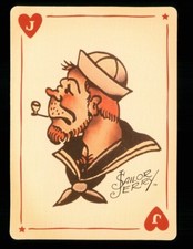 1 x modern playing card Sailor