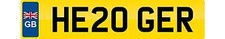 PRIVATE NUMBER PLATE GER