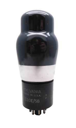 Sylvania 6f6g grey glass valve - grey,