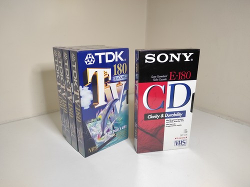 Tdk 180 vhs video - tv, 4