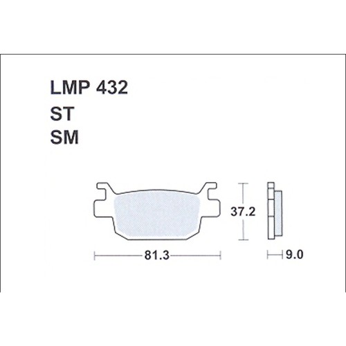 Athena brake pads for honda - athena,