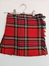 Traditional Scottish Tartan Kilt Skirt Age 3 4 5 Boys Girls Made In Scotland