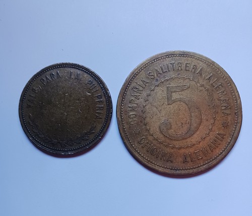 Lot two brass compañia - of,