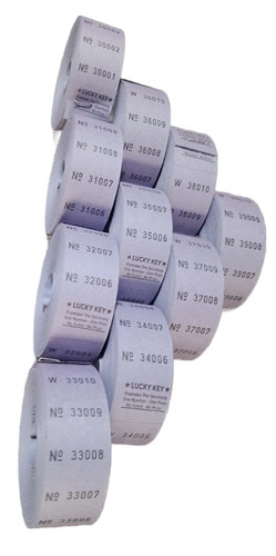 Number per ticket raffle - ticket,