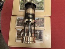 Vintage E. Thomas & Williams Brass Steel Miners Lamp Cambrian Aberdare Wales