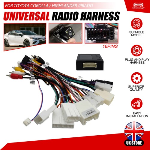 Car stereo radio - car, harness