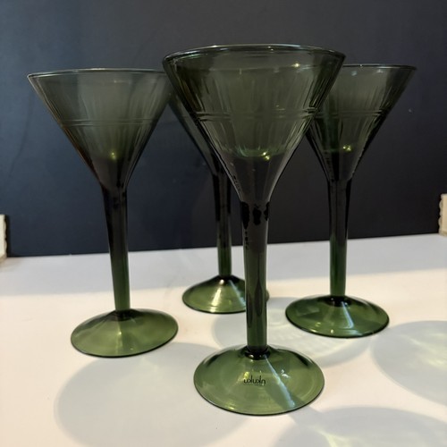 Nkuku green mila martini glass - nkuku,