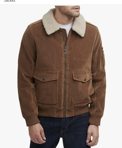 Levi men faux suede - faux, sherpa