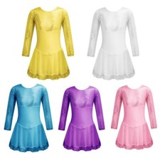 Kids Girls Sequins Figure Ice