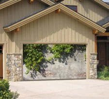 3D Cement Wall Leaves N047