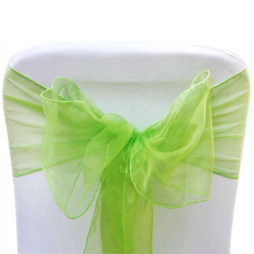 Organza chair sashes wraps - organza,
