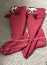 Joules Pink Welly Socks Size 11-13 Child