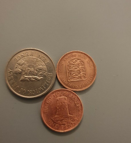 Bailiwick jersey coins - 3,
