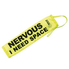 Nervous I Need Space, Anxious Dog Lead Sleeve Sign, Neon Hi Vis Reactive Leash