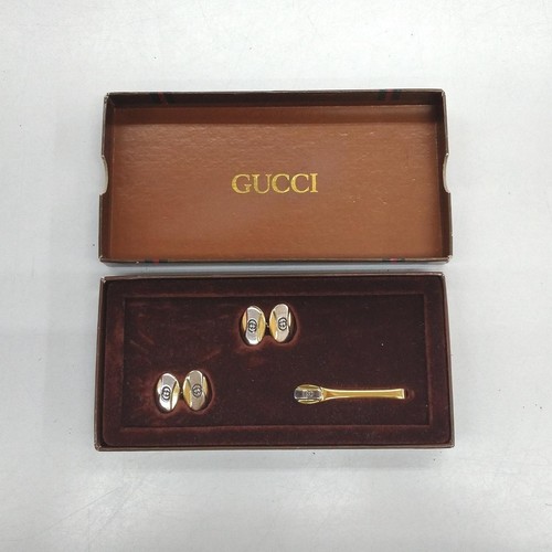 Gucci interlocking cufflinks - gucci,