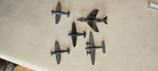 Dinky Aircraft-Spitfires, Hawker Hurricane, Hawker Hunter & Twin Engine Fighter