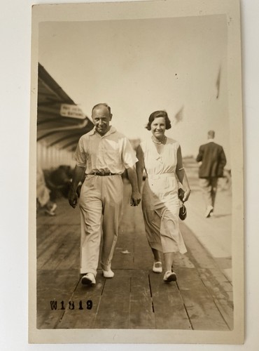 Original postcard rppc - original, margate
