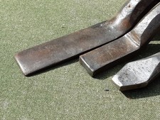 3 vintage caulking packing chisels shipwright planking decking Marples tools 