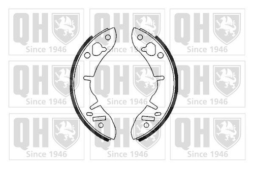 Genuine brake shoes front - qh,
