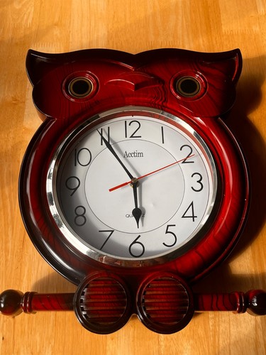 Acctim owl wall - wall, clock