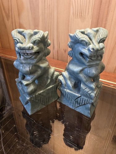Pair green soapstone - green,