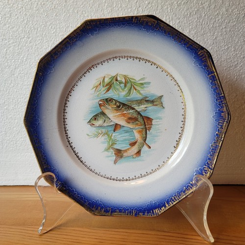 Antique limoges china fish - antique,