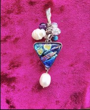 Dichroic Glass 925 Silver