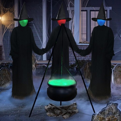 Large witches cauldron tripod - large,