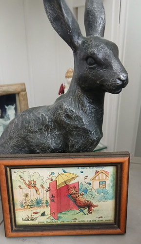 Louis wain vintage framed - louis,
