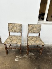 Oak Dining Chair Louis XIII