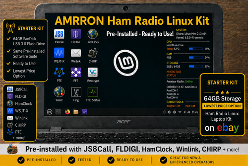 Linux ham radio laptop kit - ham,
