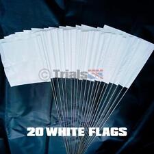 20 x White Motorcycle Trials