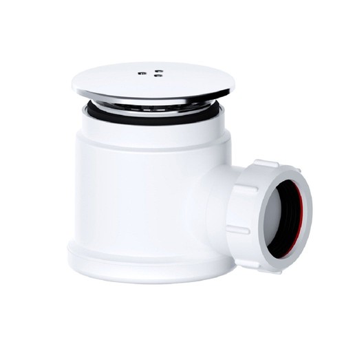 Viva chrome shower trap - chrome,