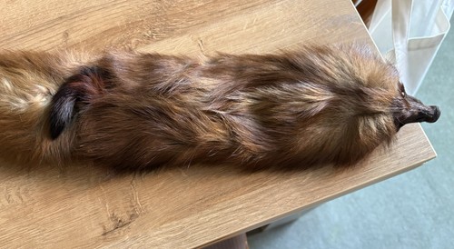 Mink stole dark choc - mink,