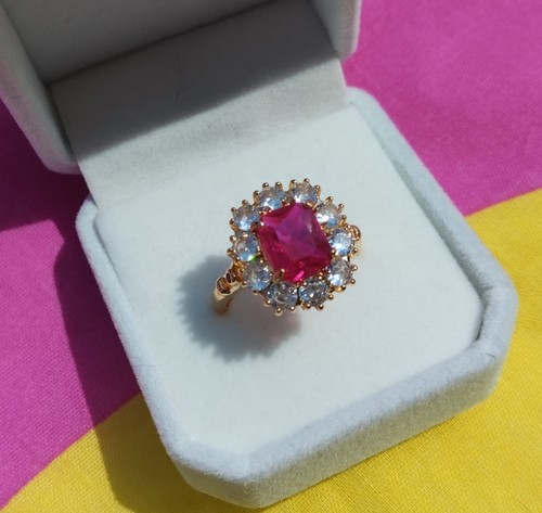 Ruby ring 3ct gold - ring,