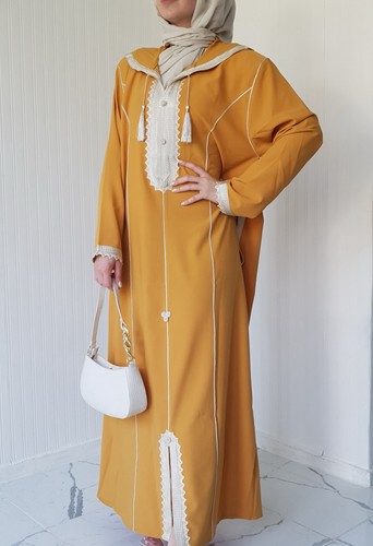 Mustard yellow north african - mustard,