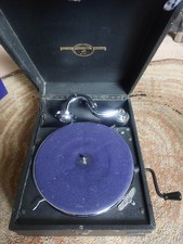 Vintage Columbia Grafonola 78 Portable Record Player