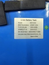 72v 38.8ah Daultron Ultra Li Ion Battery
