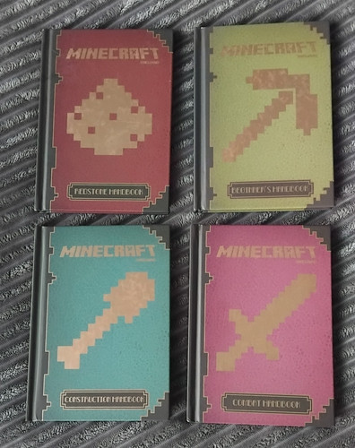 Minecraft book handbook set - 4-book,