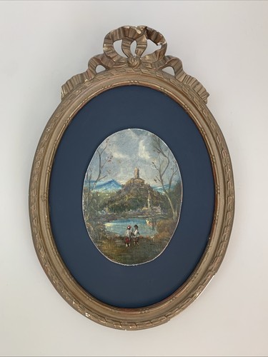 Antique oil painting - antique,