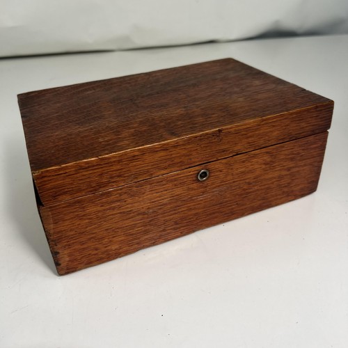 Vintage wood metal - wood, cigar