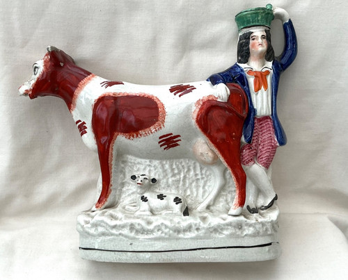 Antique staffordshire pottery - antique,