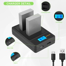 2x BLS-5 Battery & Dual