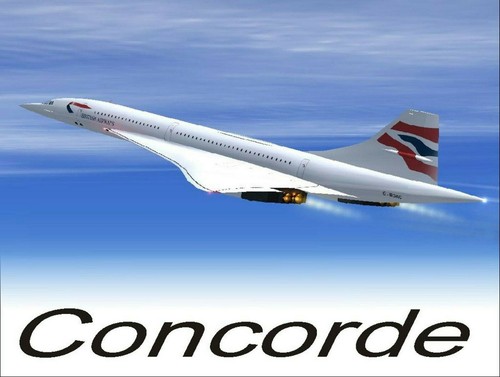 Concorde retro replica - replica, style