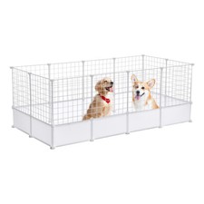 24 Panels Dog Pen Pet Puppy