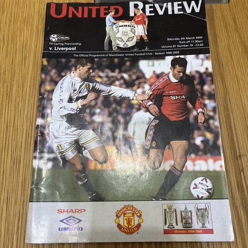 Manchester united programmes - manchester,